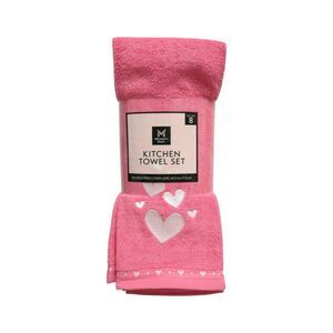 Member's Mark Kitchen Towel Set, Valentine's Day, 8 Piece - Hearts